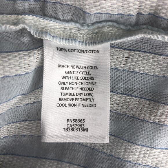 Treasure & Bond Blue and White Stripe Shirt - Size Small - Picture 10 of 10